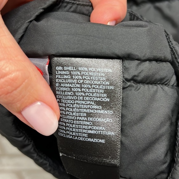 The North Face Black Thermoball ECO Primaloft Quilted Jacket XS Lightweight - Picture 8 of 10